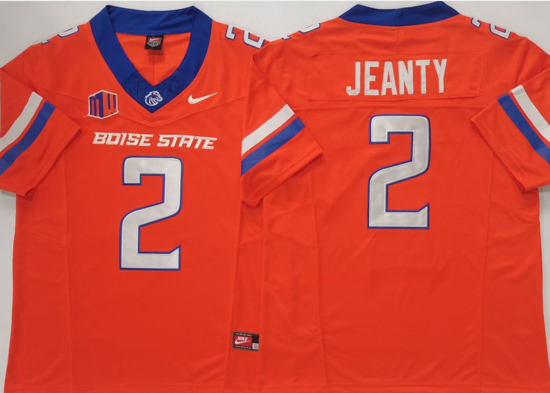 Men Boise State Broncos #2 Jeanty Orange 2025 Nike Limited NCAA Jersey